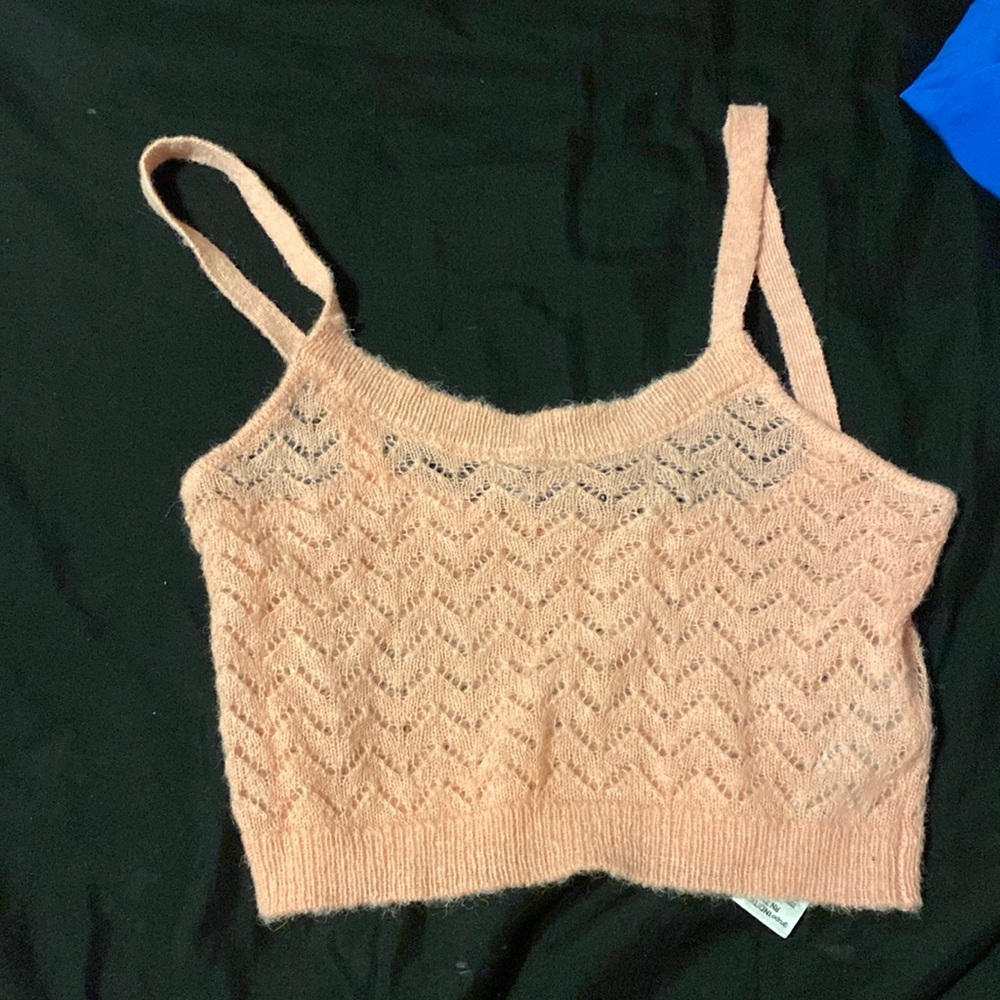 Zara crochet tank top